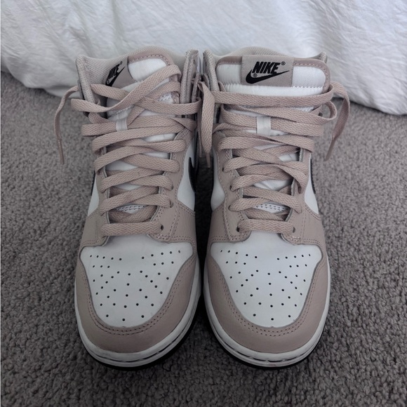 Nike Shoes - Nike Women’s High-Top Sneakers in White/Velvet Brown-Sanddrift